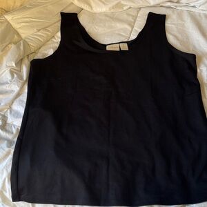 Chico's Classic Black Tank Top